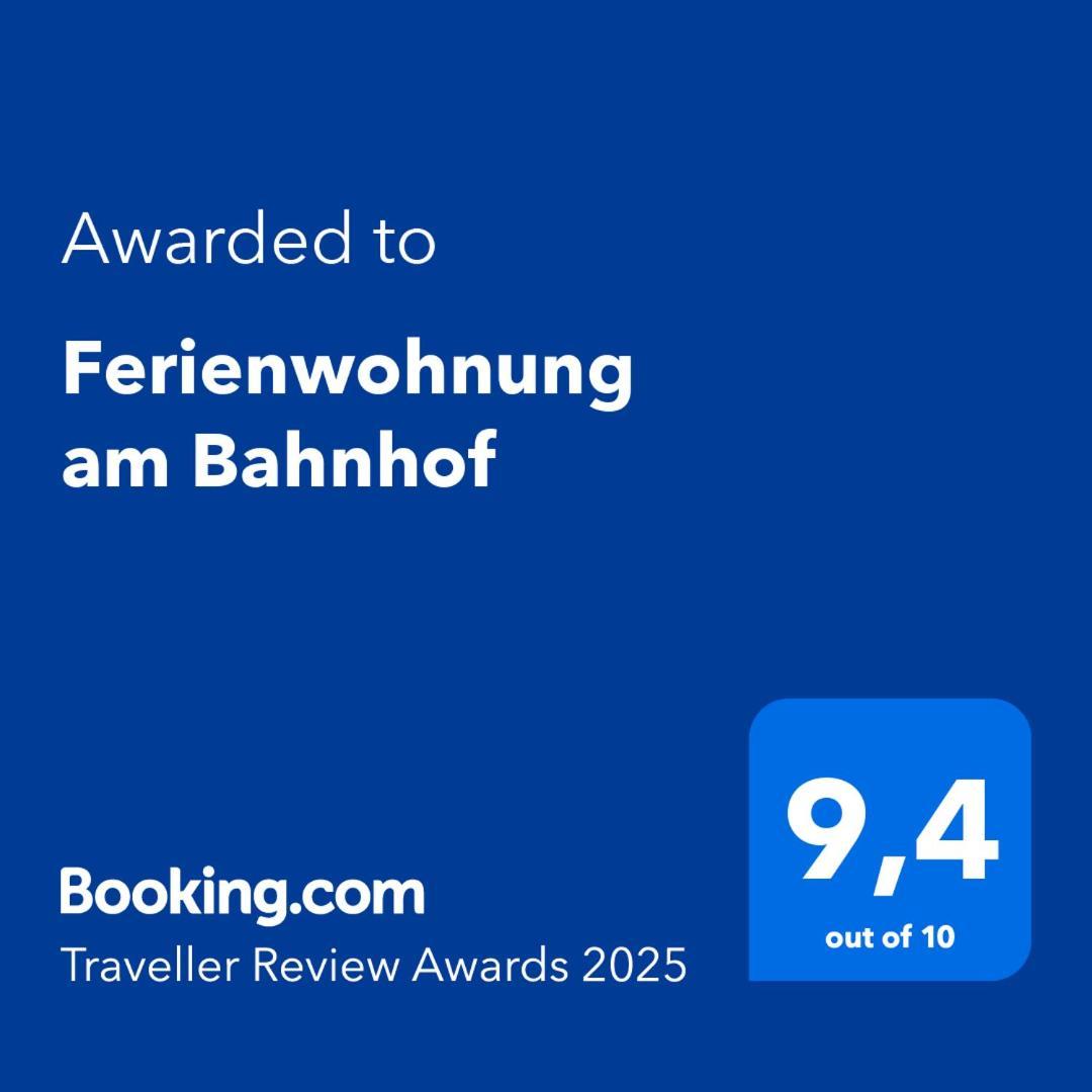 Ferienwohnung Am Bahnhof Bernburg Exterior photo